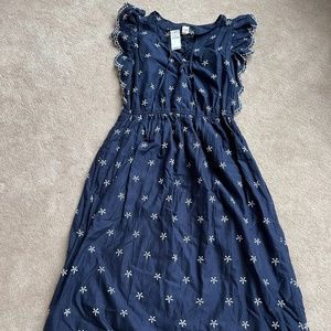 Cute Gap tie in the front long dress